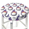thumbnail image 3 of Disketp Golf balls Funda Redonda para Taburete, Funda de Cojín para Silla de Bar Suave y Elástica-12 inch, 3 of 7
