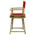 thumbnail image 3 of Casual Home Director's Chair ,Natural Frame/Red Canvas,18 - Classic Height, 3 of 5