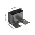 thumbnail image 3 of Soporte de pared para secador de pelo sin necesidad de taladrar – Organizador de baño – Estante de almacenamiento para secador y plancha de pelo con recogecables, 3 of 6