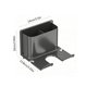 thumbnail image 3 of Soporte de Pared para Secador de Pelo - Organizador de Baño sin Taladro para Secador, Gris MNFD, 3 of 6