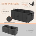 thumbnail image 4 of Large-Capacity Foldable Trunk Organizer - Sturdy Car Storage Solution - 2 Compartments, Tools, Sundries, 4 of 11