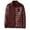 Wine, variant on Zpanxa Men's Outdoor Jacket Heavy-Duty Windproof Long Sleeve Coat with Zippered Pockets for Hiking and Urban All-Weather Wear in Solid Color Wine L