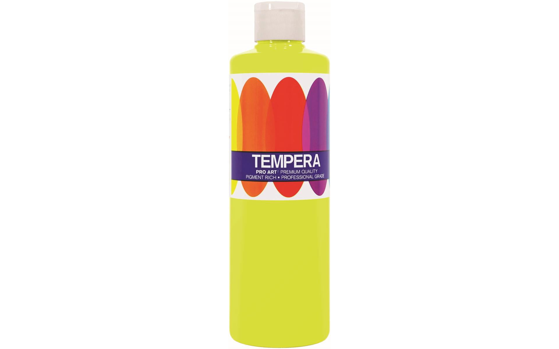 Pro Art Liquid Tempera Paint 8oz Fluor Yellow