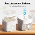 thumbnail image 5 of 2-in-1 Double Layer Ice Cube Tray with Easy Press Lid, 48 Cubes Portable Ice Maker with Storage Bin & Tongs, BPA-Free Silicone Ice Mold for Freezer, Space-Saving Ice Box for Whiskey Cocktail Coffee, 5 of 8