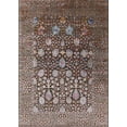 thumbnail image 1 of Ahgly Company Machine Washable Indoor Rectangle Industrial Modern Red Brown Area Rugs, 2' x 3', 1 of 7