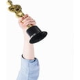 thumbnail image 5 of Trofeos dorados de 4 piezas, molde de estatuilla de Oscar, trofeo de plástico, para ceremonia de premiación, premios de fiesta, celebración deportiva, 5 of 5
