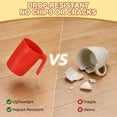thumbnail image 4 of Uxcell Set de 4 Tazas de Café de Plástico, Tazas de Café Irrompibles, Vasos Reutilizables y Seguros con Asa para Té Leche Cocina, Azul Oscuro, 4 of 7