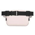thumbnail image 3 of Fuzoiu Checkboard Print Unisex Square Double Layer Waist Bag,Crossbody Fanny Pack Travel Workout Accessory, 3 of 9