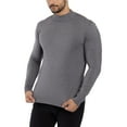 thumbnail image 3 of X RAY JEANS Mens Mock Neck Sweater Pullover, Charcoal, 5XL, 3 of 10