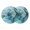 Turquoise Gray Green Yellow, variant on Teal Floral Marble Round 13 Inch Placemats Set of 2, Modern Abstract Ink Painted Art HeatResistant Non Slip Place Mats for Dining Table, Wipeable Braided Kitchen Table Mats for Housewarming
