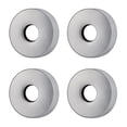 thumbnail image 1 of BathAce Brida de brazo de ducha de acero inoxidable de repuesto para pared, brida dividida/placa de escudo para piso para tubo de brazo de cabezal de ducha estándar universal (redondo, no dividido, 4, 1 of 6