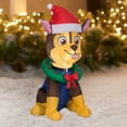 thumbnail image 5 of Paw Patrols Chase with Christmas Wreath and Santa Hat, 3.2 Feet Tall, 5 of 6