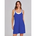 thumbnail image 3 of ANRABESS Women Athletic Dress Summer Tennis Workout Active Sports Mini Romper Dress Built in Shorts Travel Vacation Clothes Royal Blue XX-Large, 3 of 12