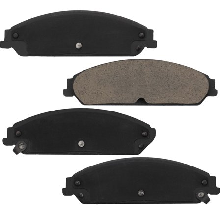 Gridiron Brakes Semi-Metallic Front Brake Pad Set Driver and Passenger Side