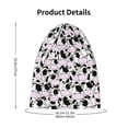 thumbnail image 4 of Honeii Cute Animal with Cow Print Kids Knit Beanie Watch Hat ,Knit Cap for Boys and Girls, 4 of 7