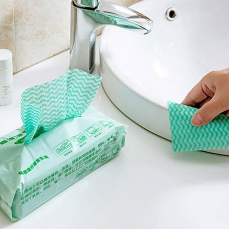 

Disposable Kitchen Dish cloths High Absorbent Cleaning Wipes for Cleaning Oil Stain Dust Grease