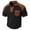 Black, variant on Zekutng Mens T-Shirts Two-Tone Short-Sleeve Shirt with Collar and Pockets,Sizes S-3XL