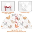 thumbnail image 4 of Picia Funny Chicken Print Christmas Tree Skirt , Christmas Tree Skirt Ornaments for Merry Christmas Holiday Party Decorations Indoor Outdoor-48", 4 of 7