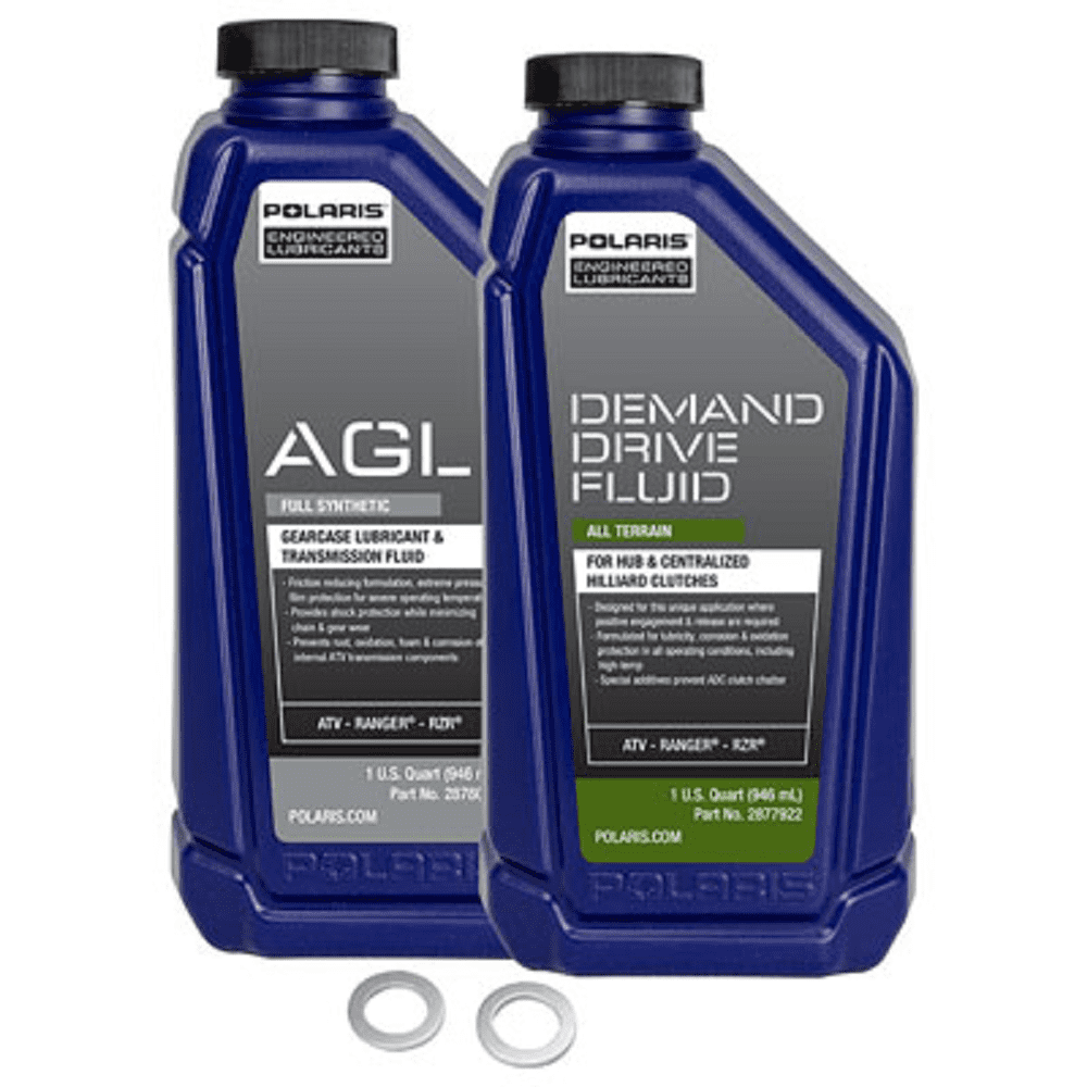 Drivetrain Oil Change Kit with Polaris Oil Compatible With Polaris