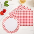 thumbnail image 4 of tredstone Checkered disposable tableware, 4 of 9