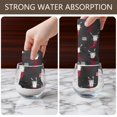 thumbnail image 6 of 6 Pcs Funny Kitchen Towels,Dark Gray Christmas Gnome Pattern Microfiber Dish Towels,Kitchen Tea Towels,Kitchen Towel Set (18" X 26"), 6 of 7