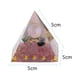 thumbnail image 2 of Generador de energía de cristal rosa, piedra curativa espiritual piramidal, 2 of 7