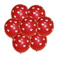 thumbnail image 2 of Juego de 50 globos de látex con forma de corazón para San Valentín. Bola Roja Corazón Blanco, 2 of 9