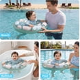 thumbnail image 6 of Joyfy Pool Float with Double Air Chambers, Inflatable Swimming Float with Safety Seat, Tropical Leaves Design Swim Float Ring Swimming Pool Accessories, 6 of 8