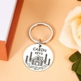 thumbnail image 6 of New Rustic Cabin Keychains for Father Mother Grandpa Grandma Christmas Valentines Day Wedding Anniversary Engagement Gifts for Husband Hubby Fiance Boyfriend Birthday Keychain Gift for Son Daughter, 6 of 6