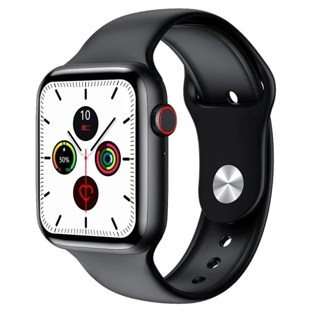 Reloj Inteligente Fralugio Smartwatch Full Touch W58 Notificaciones de Redes Negro Lujo