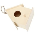 thumbnail image 4 of Kit de pajareras, Tablero Compuesto de decoración de Patio, Kits de casa de pájaros de Madera para habitar para Aves Silvestres para Patio(Grande con Cuerda de cá?amo No. 6, Azul) EOTVIA No, 4 of 6