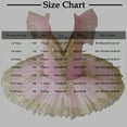thumbnail image 3 of Delliss Ballet Leotards for Girls Dance Skirted Leotard Kids Ballet Tutu Dress Toddler Shiny Ruffle Sleeveless Dancewear, 3 of 5