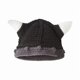 thumbnail image 1 of wonima44 Unisex Barbarian Knight Knit Hat Viking Horns Beanie Funny Caps, 1 of 1