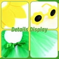 thumbnail image 4 of Elainilye Sunflower Porch Goose Outfits, Summer Goose Outfit Headpiece Glasses Skirt, Porch Clothes Courtyard Outfit, for Lawn Goose Outdoor Garden Yard Patio, 4 of 8