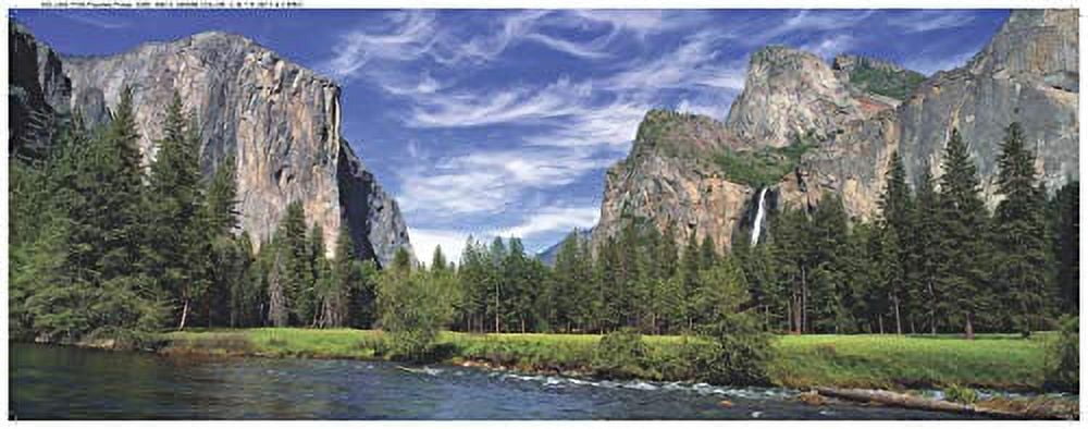 Pressman Images of America 504 Piece Jigsaw Puzzle - Bridal Veil Falls - Ken Duncan Panographs
