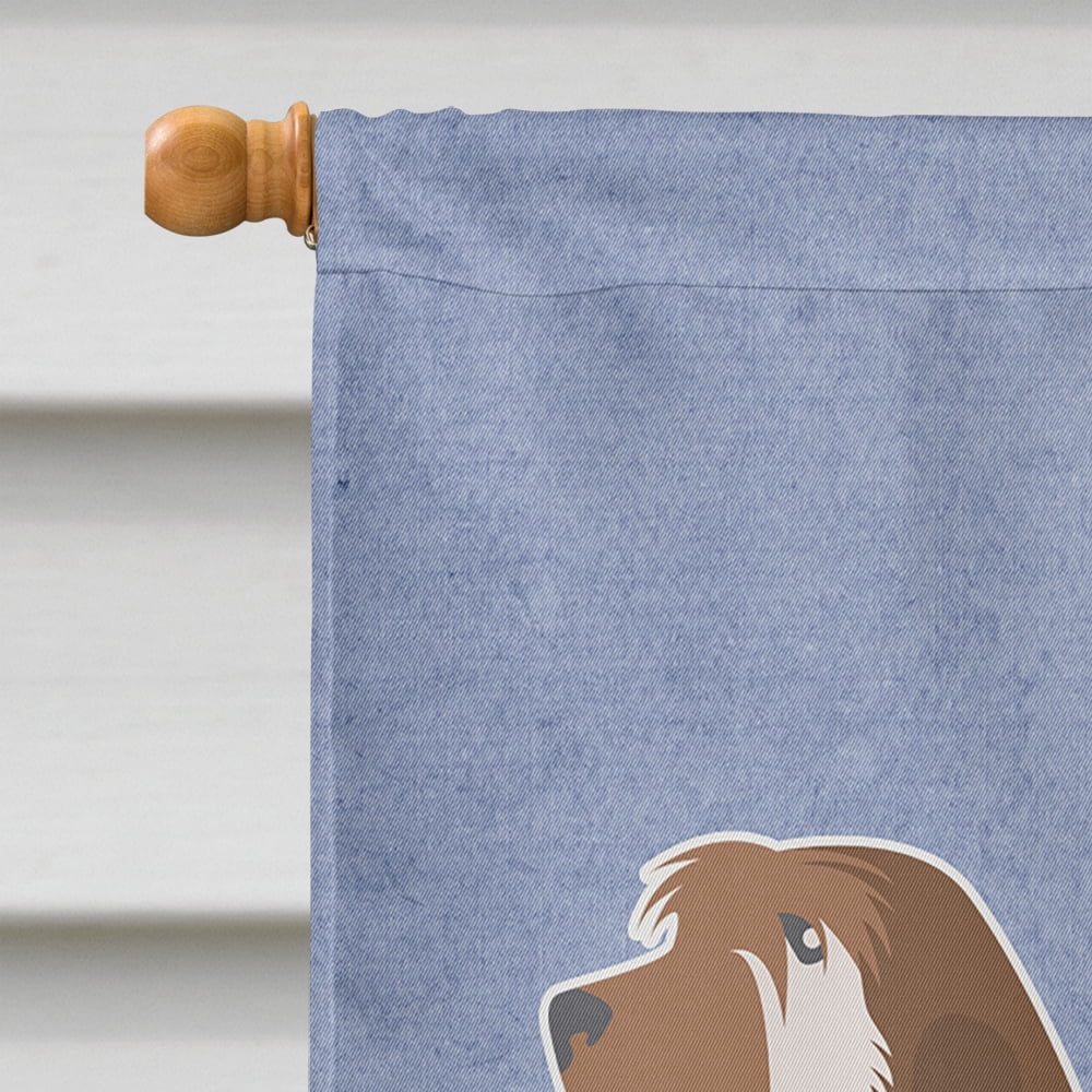 Carolines Treasures BB5494CHF Grand Basset Griffon Vendeen Welcome Flag Canvas House Size  Large multicolor