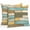 Brown, Turquoise, variant on Throw Pillow Covers 24x24 Inch Set of 2, Blue Beige Brown Vintage Waterproof Outdoor Pillow Covers, Retro Farmhouse Elegant Pastoral Decorative Cushion Pillowcases for Couch, Sofa, Bed, Garden, Patio