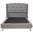 thumbnail image 2 of Box Base Cama Individual + Cabecera Zefyr Gris Dicasa  Quantum, 2 of 7