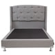 thumbnail image 2 of Box Base Cama Individual + Cabecera Zefyr Gris, 2 of 7
