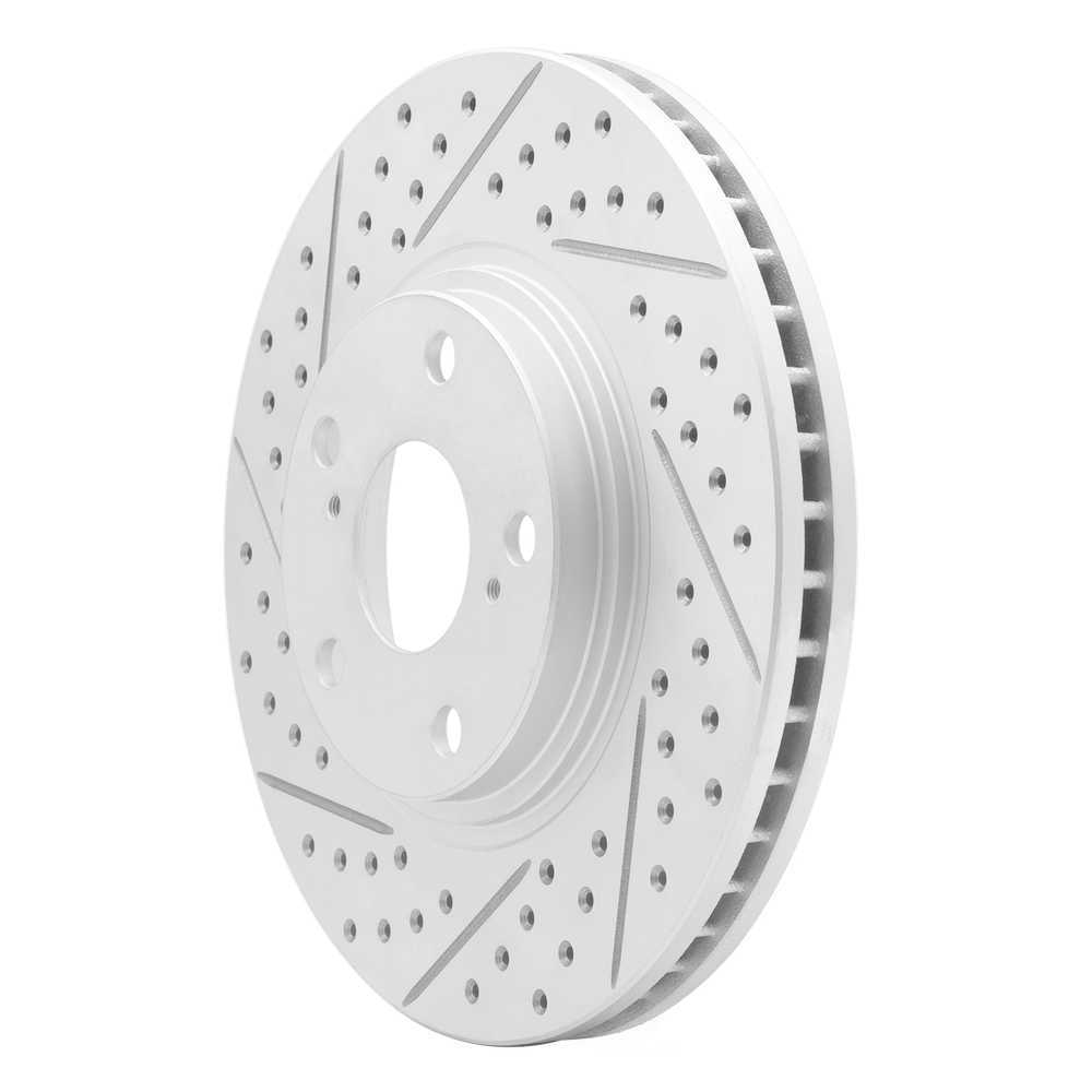Dynamic Friction Company 830-76055L DFC Geoperformance Rotor - Drilled and Slotted