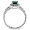 thumbnail image 5 of Everly Women's Created Emerald Sterling Silver Ring, 5 of 8