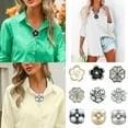 thumbnail image 2 of Shirt Fasteners Cover Cufflinks Covers Button Cover Cufflinks Decorative Clip, 2 of 20