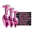thumbnail image 4 of Nixie Metal Bejeweled Aluminum Anal Plug, Pink, 4 of 4