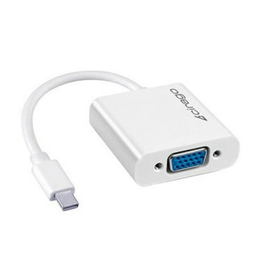 Cirago Mini DisplayPort to VGA (HD15) Female Adapter Converter Portable Cable for VGA Monitor, Projector or TV, Plug and Play
