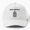 White, variant on The Grill Sergeant Baseball Hat, BBQ Command Wordplay Graphic Design, Classic Cap