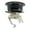 Black, variant on Black Electric Guitar Stereo Output Jack Plug 1/4'' for Guitar