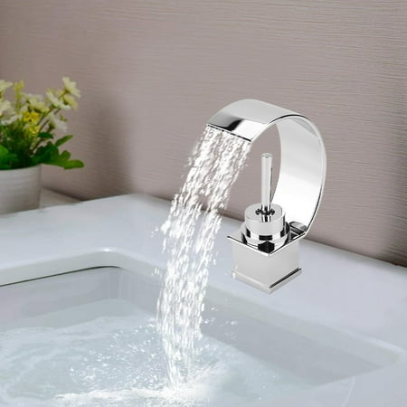 Yosoo Chrome Hot Cold Water Finished Bathtub Waterfall Brass Tub Filler Faucet Canada - Waterfall Faucets For Bathtubs Yosoo Chrome Hot Cold Water Finished Bathtub Waterfall Brass Tub Filler Faucet Canada - Waterfall Faucets For Bathtubs