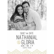 Zig Zag Glam Standard Save the Date