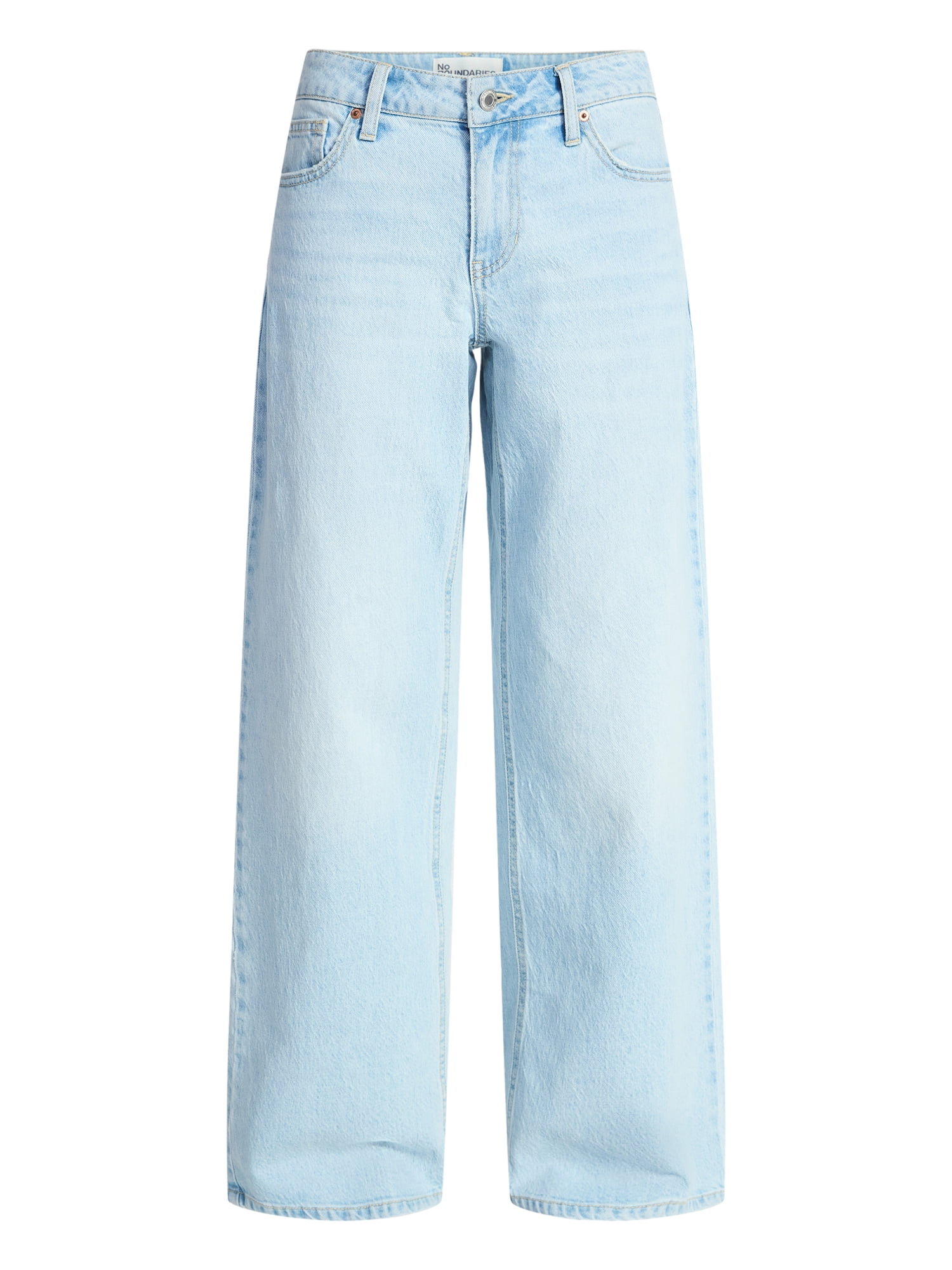 No Boundaries Mid Rise Baggy Jeans, 29", 31", 33" Inseams, Women's Sizes 00-24W