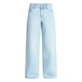 thumbnail image 5 of No Boundaries Mid Rise Baggy Jeans, 29", 31", 33" Inseams, Women's Sizes 00-24W, 5 of 5